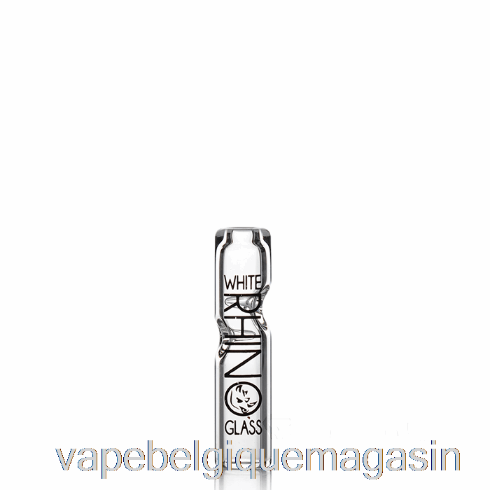 Vape Jetable Embouts En Verre Rhino Blanc Embout Rond En Verre